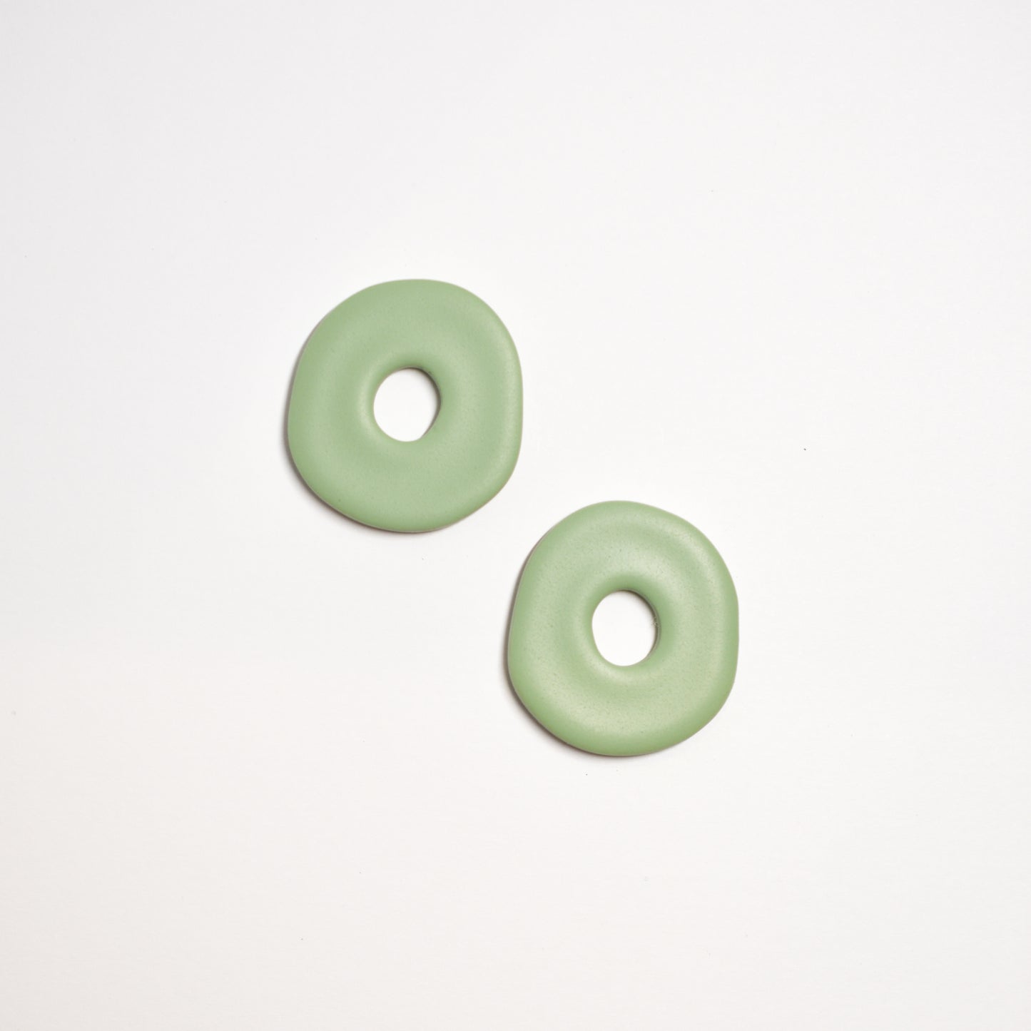 Organic Hoop Studs