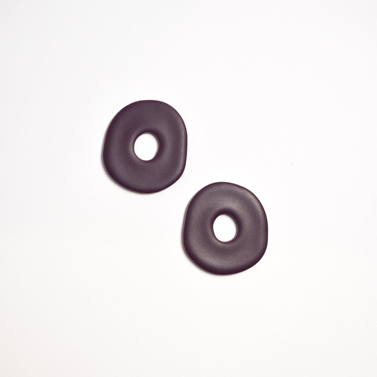 Organic Hoop Studs