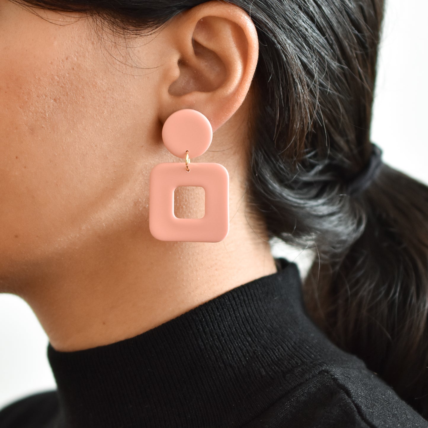 Square Drop Earrings